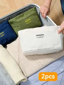 Canvas Travel Storage Bag, Lightweight Portable Travel Storage Bag, Multi-pockets Liner Bag for Travel, Bag Accessories for Travel, Travel Organization Pouch, Travel Organizer Bag, Travel Essentials