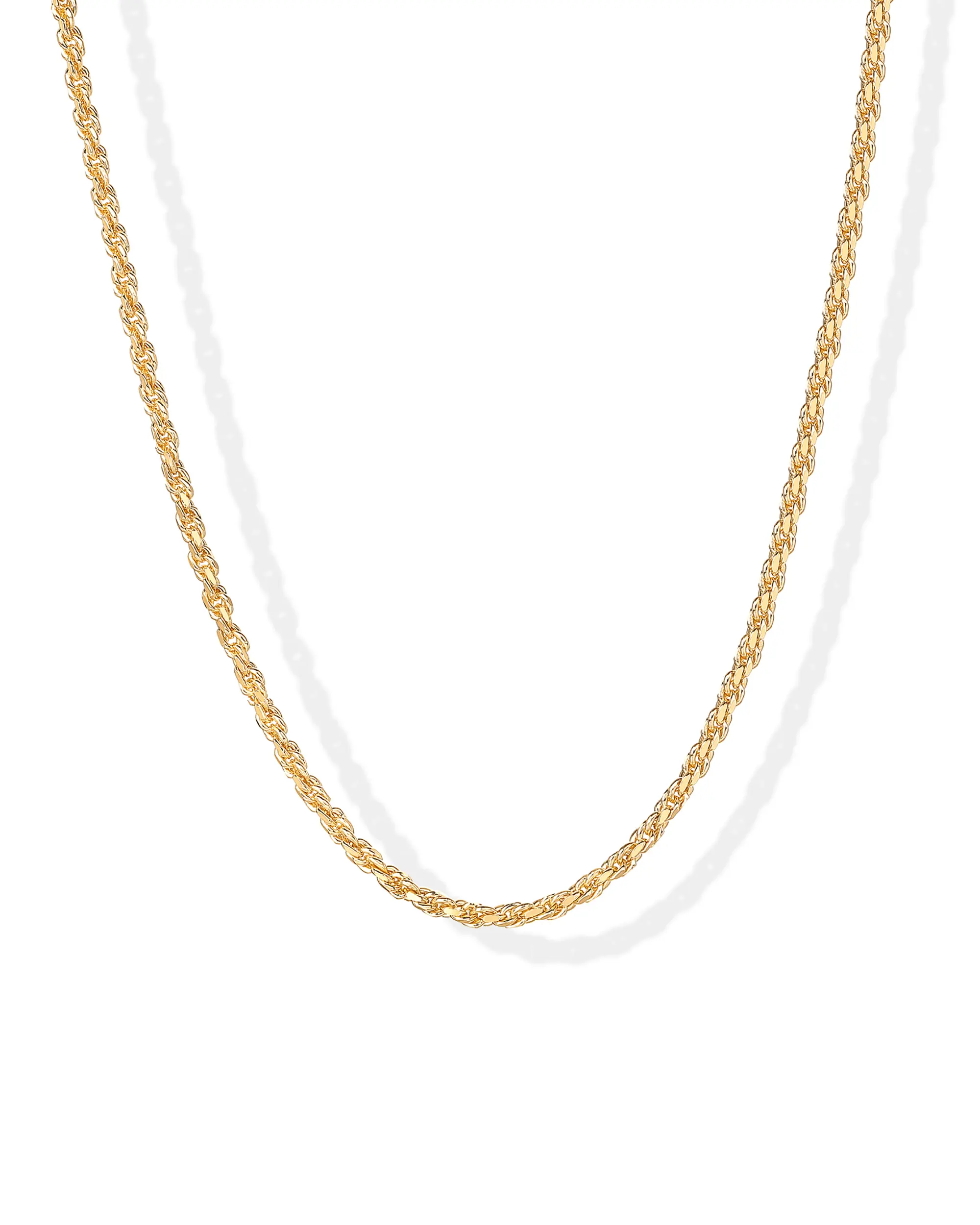 PAVOI 14K Gold Plated Adjustable Link Chain Necklace for Women - Box Rope Sphere Bead Serpentine Anchor Mariner Gold Chain Necklaces