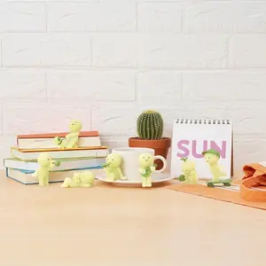 Smiski Blind Box Figure Gift, Sunday Exercising Hipper Living Moving Yoga Series Glow In The Dark Collectible Toy