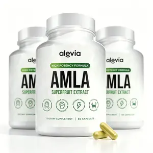 3x Alevia Organic Amla Capsules 1000mg Indian Gooseberry Antioxidant Supplement