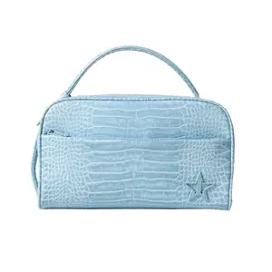 Double Zip Travel Makeup Bag
