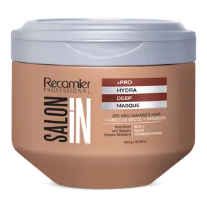 RECAMIER Professional Salon In+Pro Hydra Deep Masque - 10.58oz Argan Oil Hair Treatment, Hydrating Dry & Intensively Repairing Damaged Hair