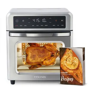 COSORI R121 11-in-1 Air Fryer Oven , 13Qt Small Footprint Airfryer combo with Rotisserie, Toast, Bake, Roast, Reheat Functions and more, Recipe Book & 6 Accessories Included, Perfect for Small Contertop mothersdaygift Summervibes