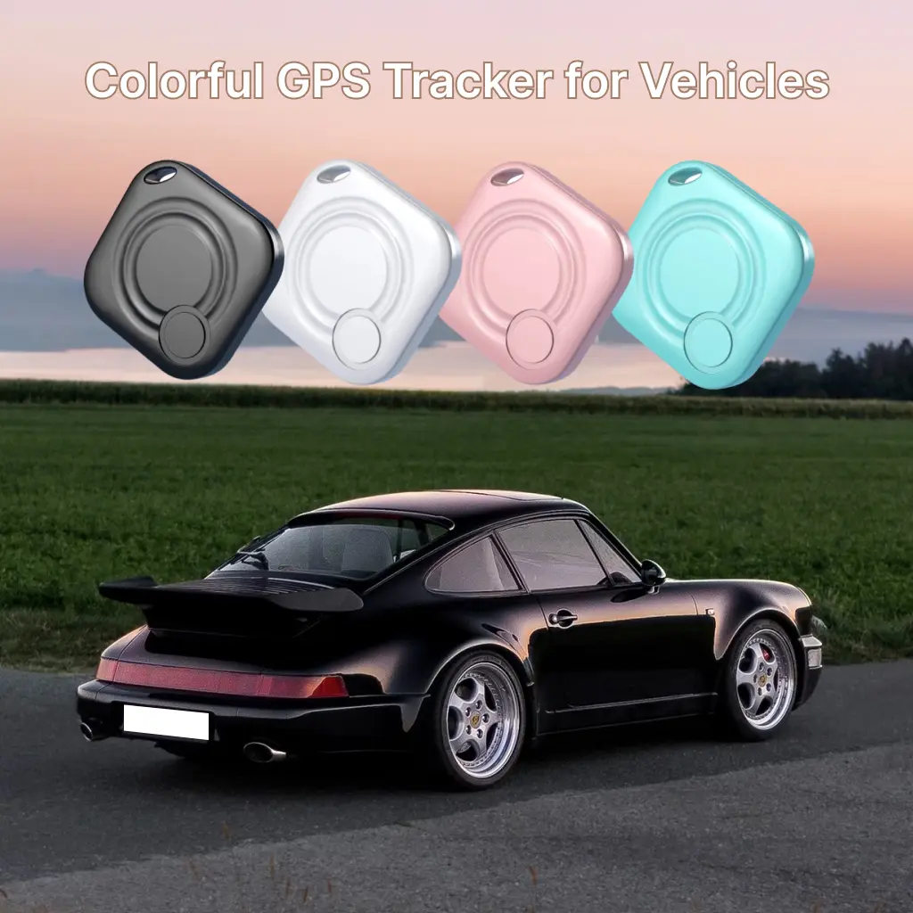 Compact Anti-Lost GPS Tracker Device, Wireless Clip-On Vehicle GPS Tracker with Weatherproof Case, Alarm Reminder for Car, Car Key, Wallet, Luggage