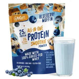 Blueberry Muffin Protein Smoothie