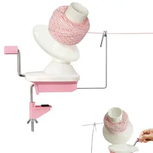 Small Home Yarn Winder Machine, Hand Operated Yarn Ball Organizer, Manual Yarn Knitting Winding Tool, Ideal for DIY and Handmade Crafts
