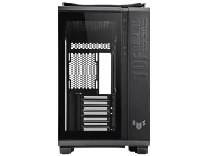 ASUS TUF Gaming GT502 Black ATX Mid-Tower Computer Case with Front Panel RGB Button, USB 3.2 Type-C and 2x USB 3.0 Ports, 2- way Graphic Card Mounting Orientation Compatible, 360mm and 280mm Radiator