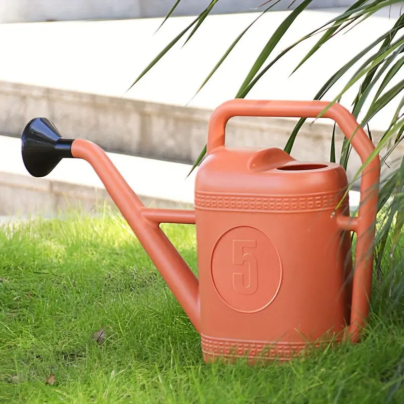 32 Gallon Large Capacity Garden Irrigation Watering Can with Long Spout Durable Plastic for Flowers Vegetables Lawn Care Essential Tool Plant Watering Tool Garden Supplies