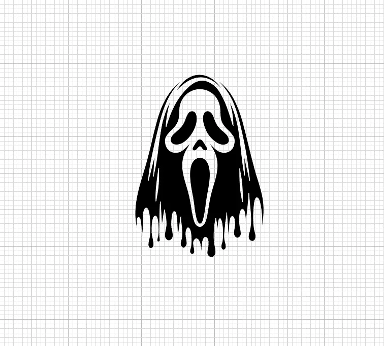 Horror Ghost Automotive and Home Vinyl Decal