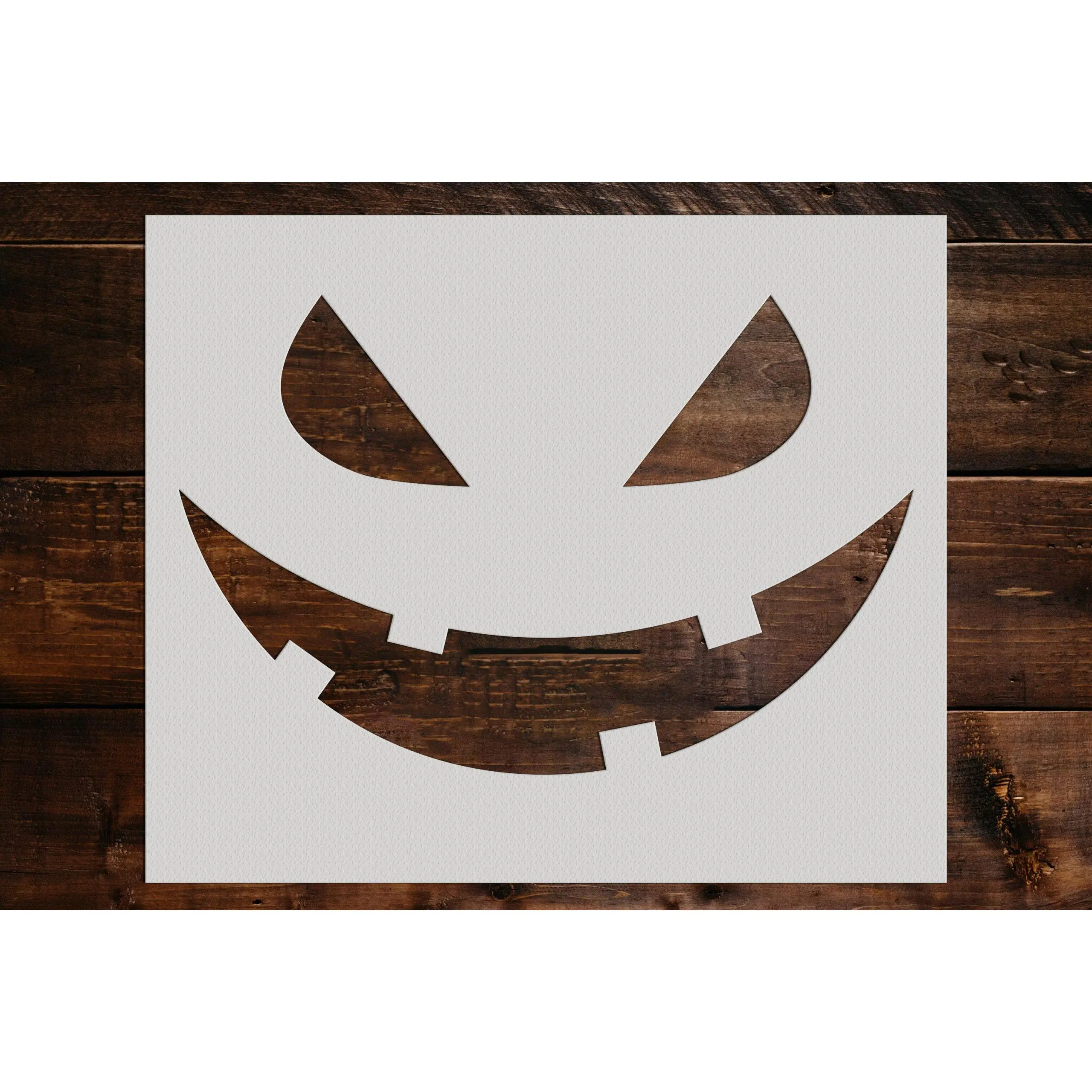 Pumpkin Face Stencil - Art and Wall Stencil