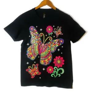 Butterfly’s T-shirt Slim-fitting Cotton Black