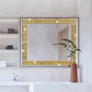 12-Pack Acrylic Wall Stickers, Decorative Decal, Self-Adhesive Removable Decorative Patchwork Design, Ideal for Home Corners & Ceilings, Modern Style Enhancement