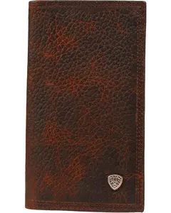 Ariat Men's Logo Concho Leather Rodeo Wallet - A35118282