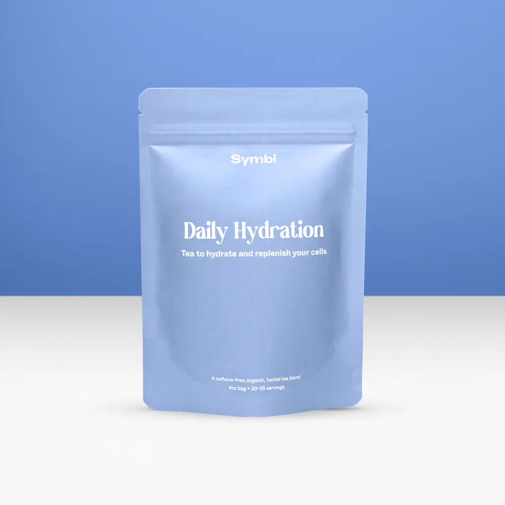 Daily Hydration Tea Blend, 2oz | Multi-Mineral Cellular Hydration & Immune Support | 100% Organic & Caffeine-Free, No Additives or Sweeteners | Symbi
