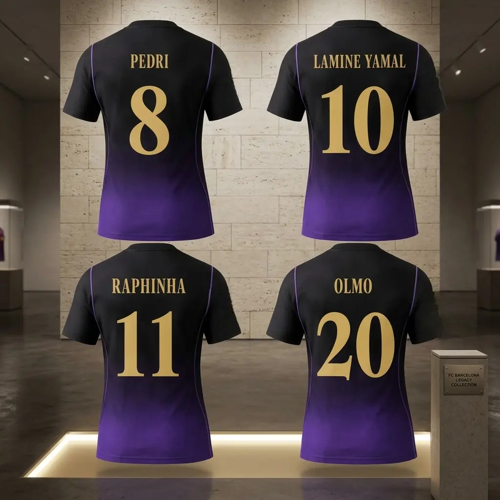 Unisex Purple Black Athletic Jersey, Short Sleeve Sports Shirt, Lightweight Breathable Top for Football Fans, Events and Everyday Style