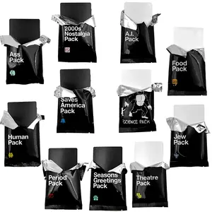 30-card Halloween Christmas Holiday Cards Game: Card deck, A.I. Pack, Seasons Greetings Pack, Food Pack, Theatre Pack, Science Pack, Saves America Pack, Ass Pack, 2000s Nostalgia Pack, And Human Pack Mini expansion For Adults Party Game Cards