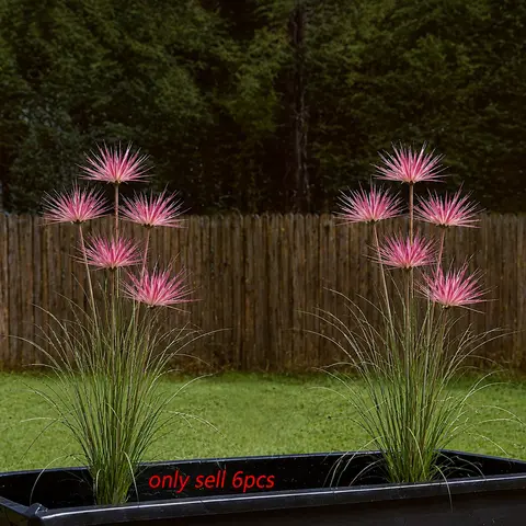 6pcs Realistic Artificial Flowers and Plants, Outdoor Greenery, Outdoor Fake Flowers, Decorative Artificial Flowers, Spring & Summer Decor, Home, Office, Balcony, Patio, Porch, Garden, Lifelike Artificial Flower, Plastic Floral Plant