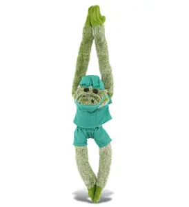 DOLLIBU Polyester Doctor Theme Plush Alligator Stuffed Toy - Super Soft, Long-Armed Pretend Play Toy for Ages 0+