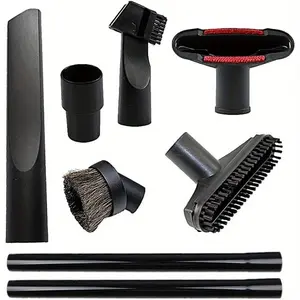 8 Packs Vacuum Cleaner Attachments Accessory Kit, Compatible with Shop Vac Accessories 1 1/4" Vacuum Cleaners Accessories Vacuum Extension Wand, Multi-purpose Cleaning At Home, Office and Car Interior Dust Collector