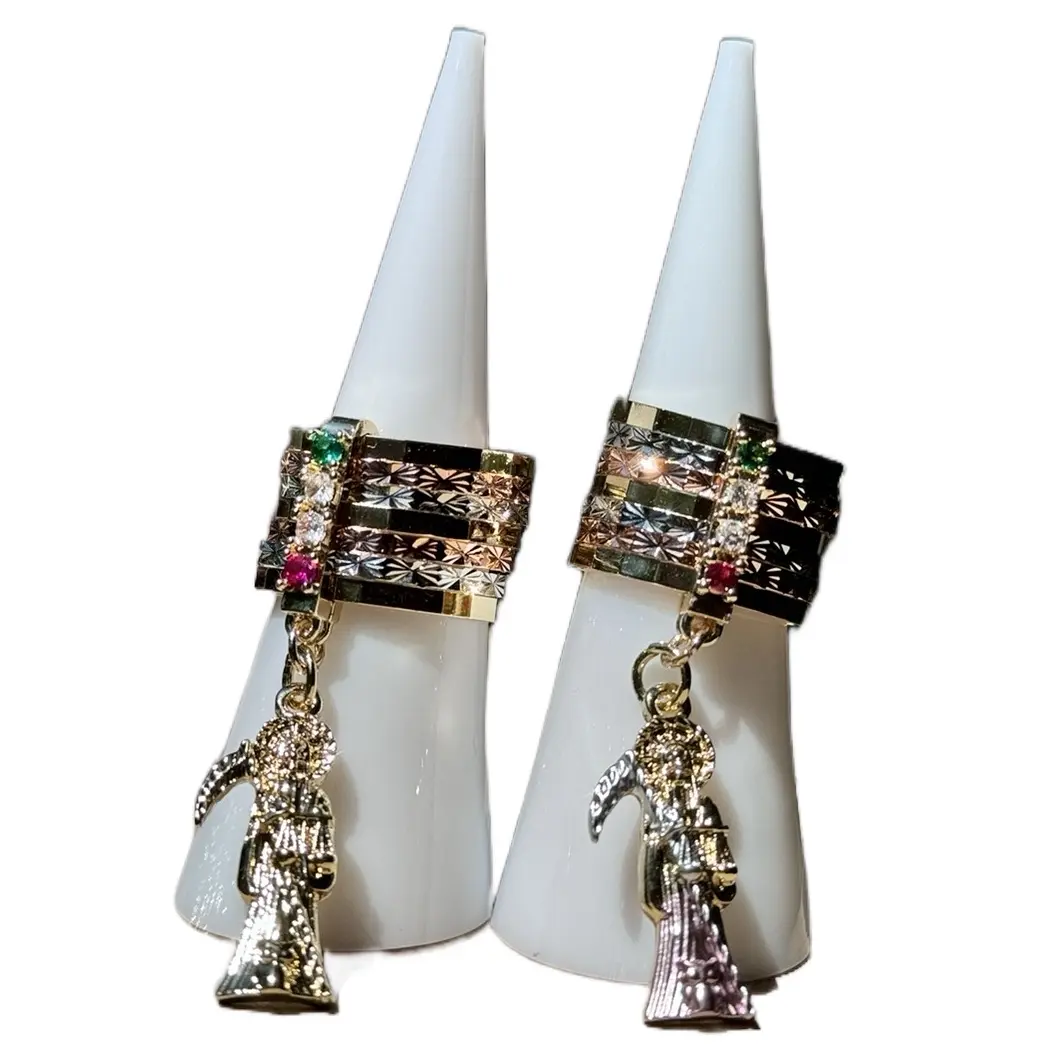Santa Muerte Semanario Ring - Traditional Mexican Style