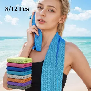 Microfiber Sports Cooling Towel, Quick-drying & Lightweight Towel for Yoga, Gym, Golf, Running & Fitness, Multiple Colors Available, Microfiber Beach Towel