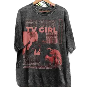 [Sale up to 35%] Vintage TV Girl T-Shirt Gift For Him and Her, TV Girl Vintage Unisex Shirt, 90s Retro Design Graphic Tee