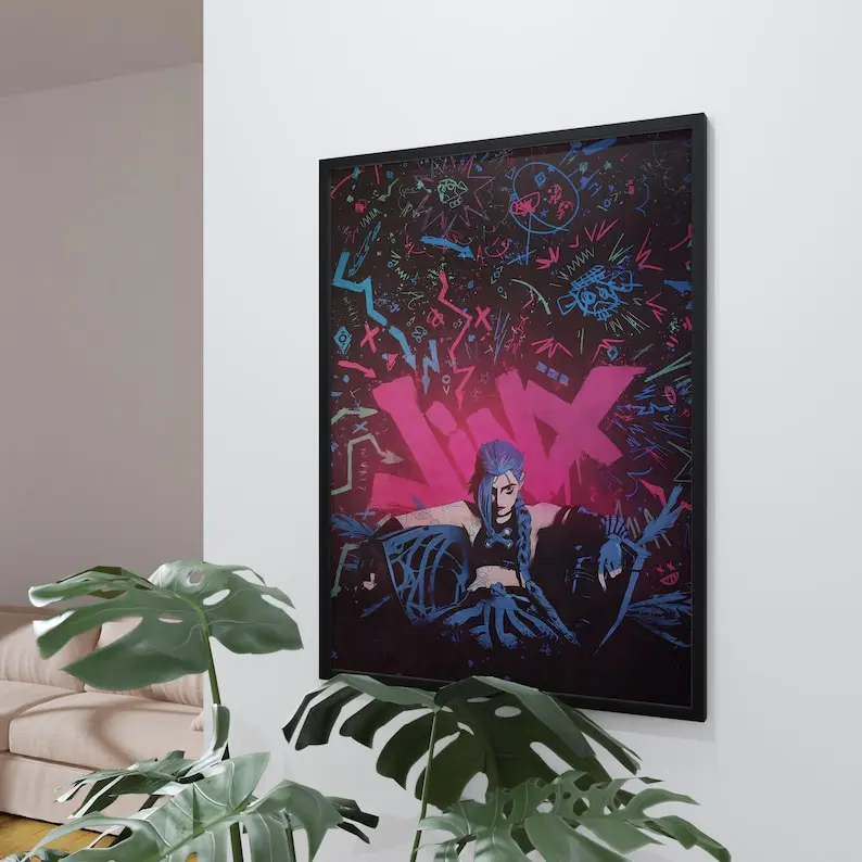 Arcane Posters - Print Posters, Arcane League Of Legends Season 1, Season 2, Arcane Jinx Poster - No Frame