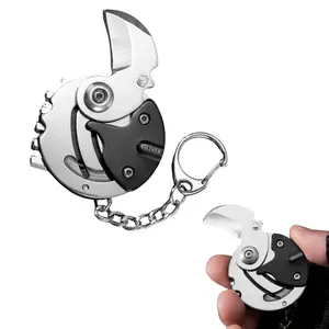 7 in 1 Mini EDC Tools Knife, Phillips & Flathead Screwdrivers, Torx, Hex Wrench, Stainless Steel Keychain tools and gadgets, tool kit set, Everyday Carry, Boxcutter, navajas para hombres trabajo