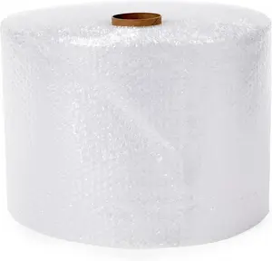 Amazon Basics Perforated Bubble Wrap Roll - 12-in x 175-ft, Protective Cushioning for Moving & Storage, Fragile Item Packing & Shipping (Office Stationery Supply)