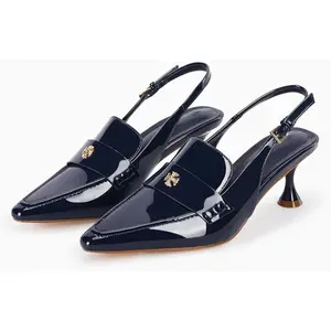 Coutgo Women's Pointed Toe Kitten Heel Sandals - Slingback, Slip-On, Ankle Buckle Dress Heels Shoes, Kitten Heels, Heels Shoes For Women