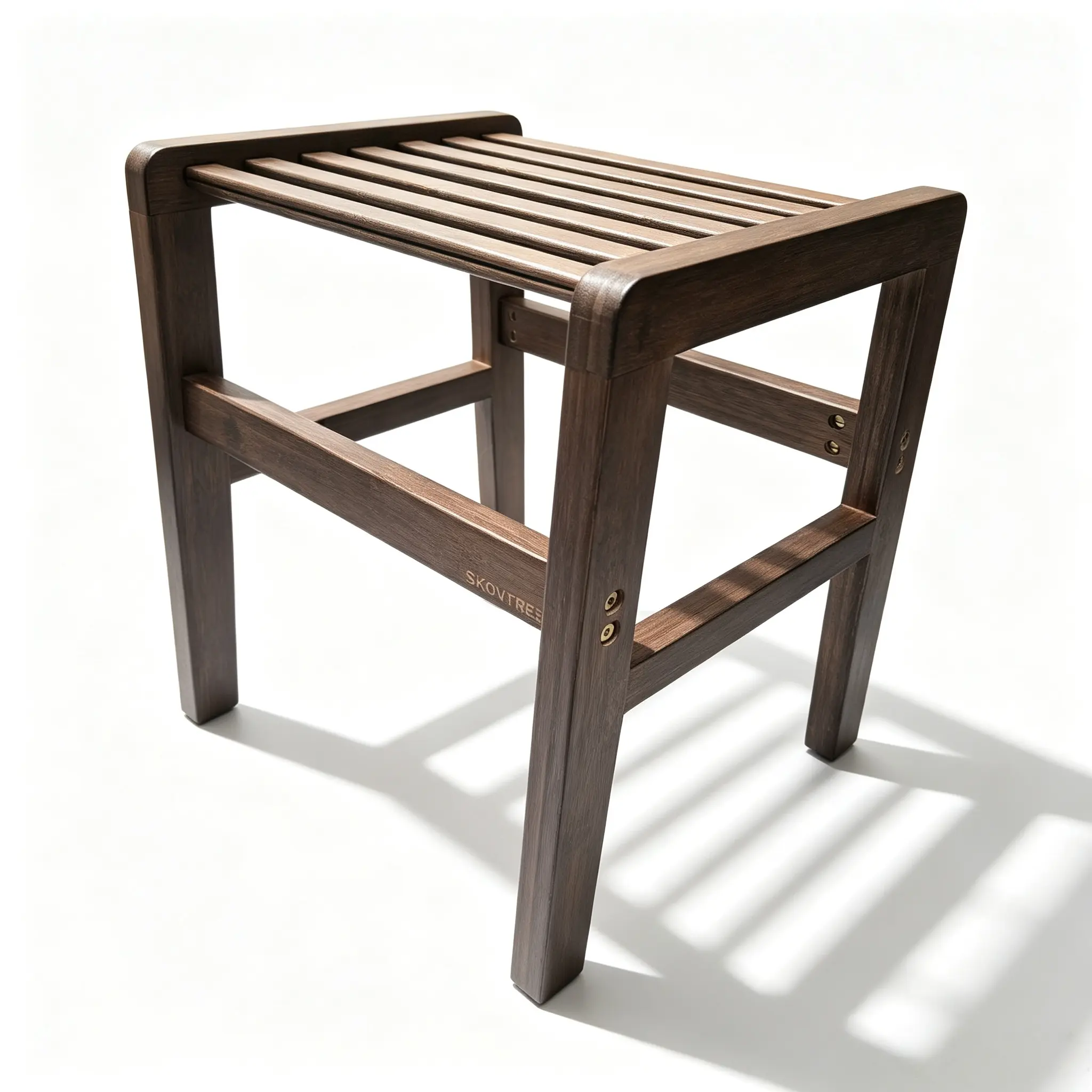 Bamboo Shower Stool for Bathroom, Non-Slip Bath Bench, Mold Resistant Spa Seat, Plant Stand & Side Table, Shower Stool For Inside Shower, Shower Chair