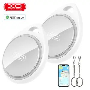 Waterproof Smart GPS Tracker[Apple MFi Certified] （iOS Only),  Portable Anti-lost Tracker with Battery &Lanyard, ltem Locator for Bag & Wallet, Compatible with Find M, Traveling Electronic Gadgets, Smart Tracking Tag, Anti Lost Wireless Tracker