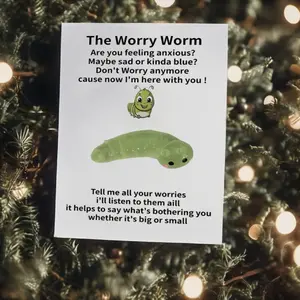 35/40/80pcs Glow-in-the-Dark 3D worm Toys - Perfect for DIY Crafts & Party Favors, Mixed Colors