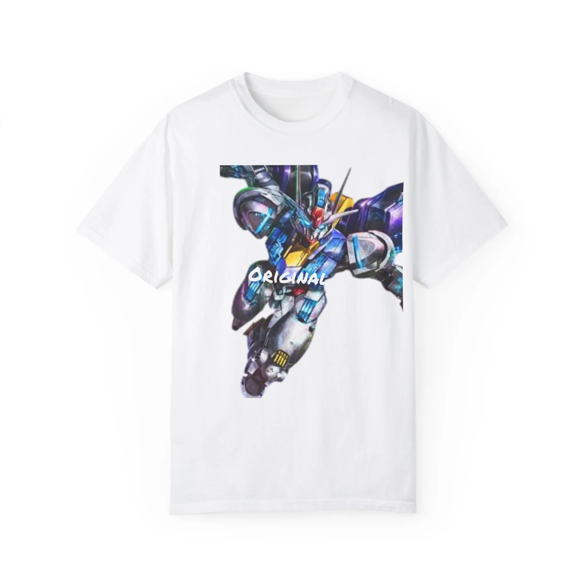 Gundam-Inspired Unisex T-Shirt - Original Art Tee for Fans, Anime Merchandise, Geek Gift, Casual Wear, Street Style anime lover graphic  tees men anime merch subtle clothing cotton boys  merch