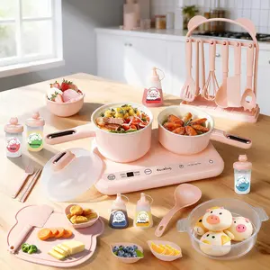 Mini Montessori Kitchen Cooking Set Real Kitchen for Food Making Junior Educational Toy
