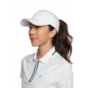 Racket Padel Ponytail Cap | White