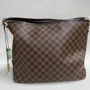 Pre-owned Louis Vuitton coated canvas Tote Bags Delightful GM damier hobo 【BF 12Z】MG16467