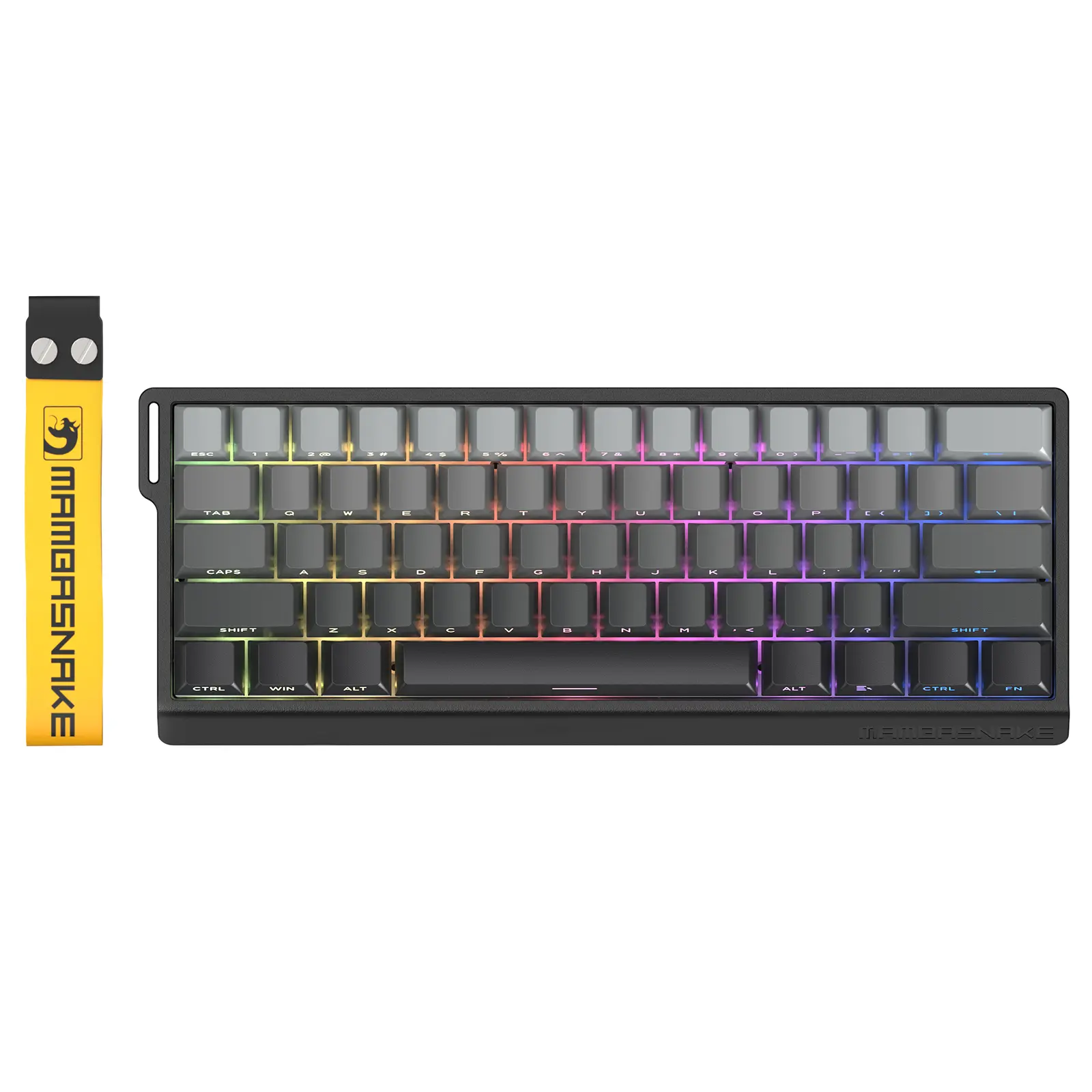 ATTACK SHARK X60 HE 60% Rapid Trigger Wireless Gaming Keyboard,Hall Effect Magnetic Switches,Adjustable Actuation,0.1ms Ultra-Low Latency, 8KHz Polling Rate,3-Mode RGB,PBT Keycaps for Win/Mac-Moon Night