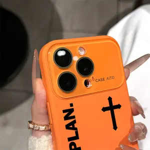 God's Plan Cross Dopamine Ins Aesthetic Solid Color Phone Case Compatible with iPhone 12 13 14 15 16 17 Pro Max Air, Ultra Skin-Friendly Silky Non-Slip Soft Touch Cover, Full Wrapped All-Inclusive Raised Camera Lens Protection,Military