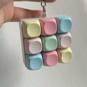 Finger Stress Keychain Toys, Sensory Fidget Toy for Stress Relief, Ideal for Teens & Collectors, Color May Vary, Keychain Collectibles