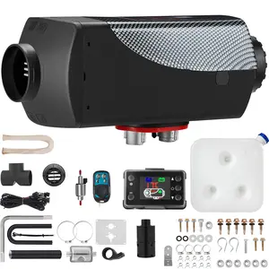 fathersdaygift VEVOR 8KW Diesel Air Heater Muffler Diesel Heater 12V Remote Control Diesel Parking Heater with LCD Switch for Car Trucks Motorhome Boat and Bus