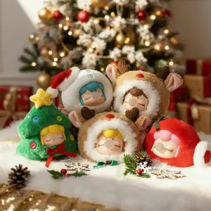 [Buy 3 get 1]Nanci Plush Pendant-Christmas Gift Mystery Box Pre-Decorated Artificial Tree Cartoon
