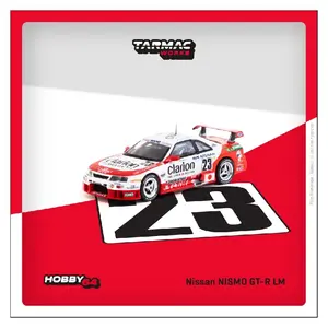 Tarmac Works 1:64 Nissan NISMO GT-R LM 24h of Le Mans 1995 Presentation K. Hoshino / T. Suzuki / M. Kageyama