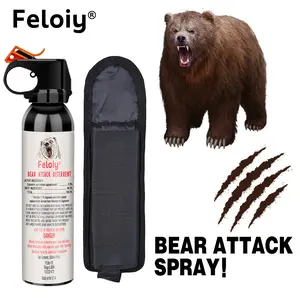 Bear-repellent spray with pocket, suitable for hiking, camping, and trekking, 11 Oz/16 Oz