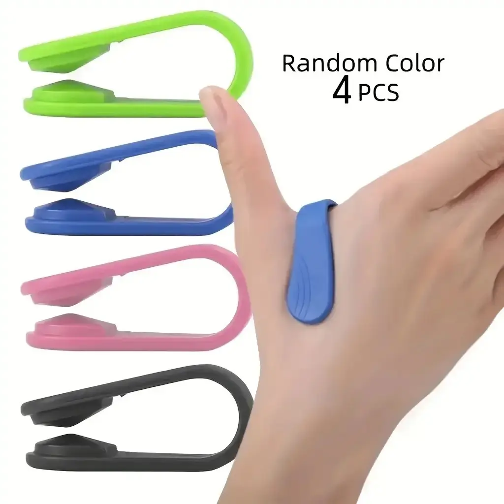 4-Piece Tiger Mouth Massage Clips, Acupoint Health Instrument, Promotes Circulation and Relaxation, Essential Wellness Tool, Acupressure Tool, Body Care