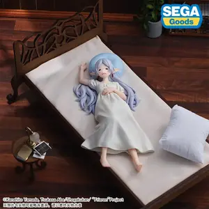 Frieren Sleeping Yumemirize Figure Beyond Journey’s End Figurine Anime PVC Collectible Statue Display
