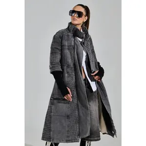 VORTEX DENIM TRENCH COAT
