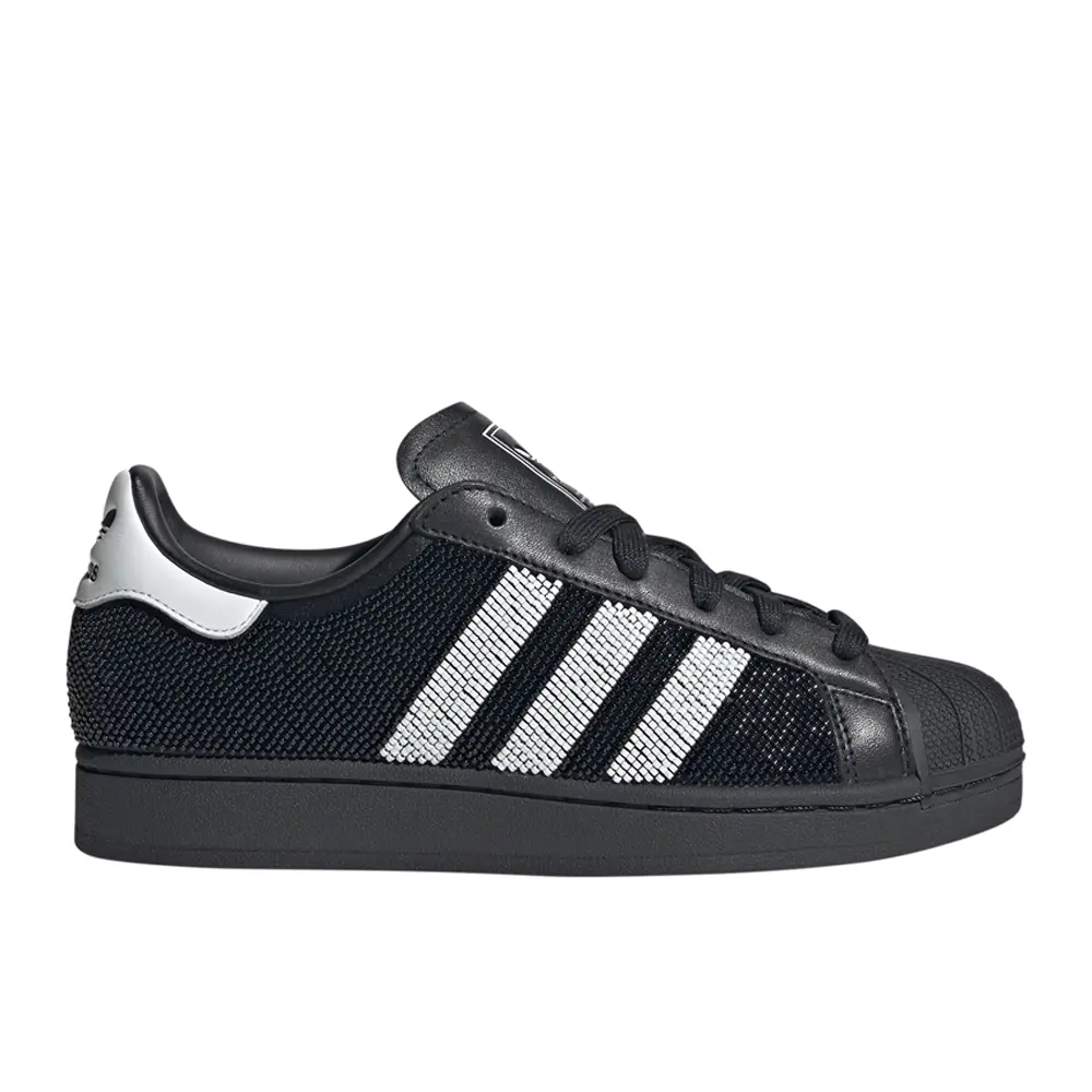 adidas Womens Superstar Ii Sneakers Shoes Casual - Black