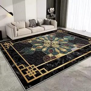 Retro Premium Carpet (For Living Room/Bedroom/Sofa Area) cloth fitted