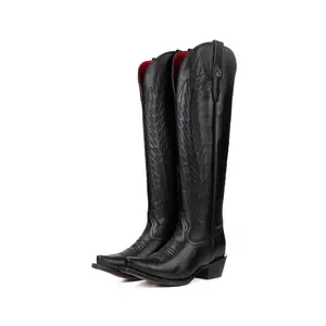 Valentina Tall Red Bottom Snip Toe Cowgirl Boot